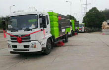 信陽環衛車系信陽浉河區交付使用