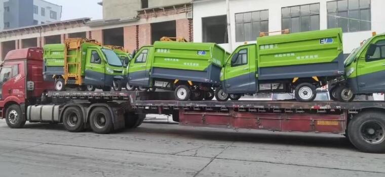 雄獅重工環衛車批量交付信陽市淮濱縣，助力打好攻堅戰